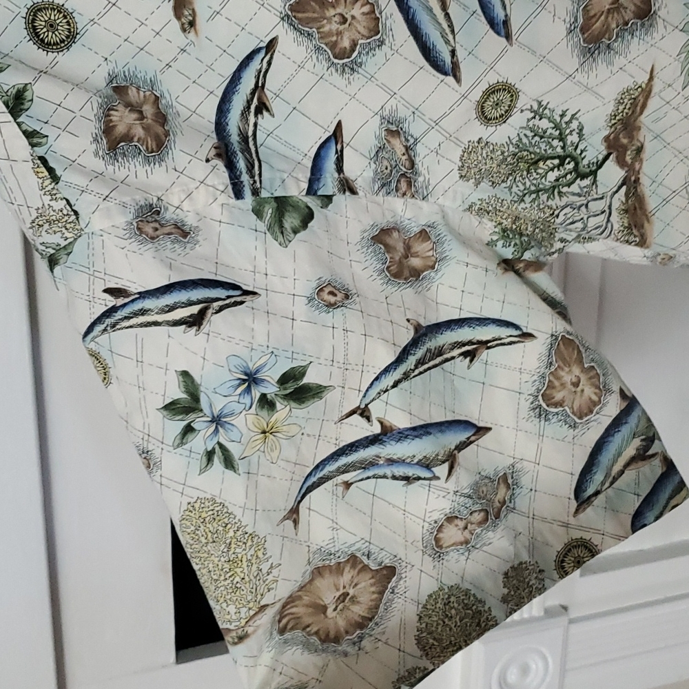 Pierre Cardin tropical scene shirt - Picture 3 of 6